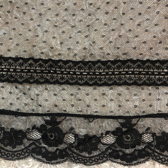 NWT Happy Nature illusion semi sheer lace black maxi dress size medium - Picture 11 of 12